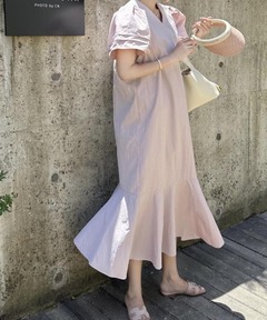 セール】シンプル リネン 2WAY ドレス .M（ワンピース）｜Demi-Luxe
