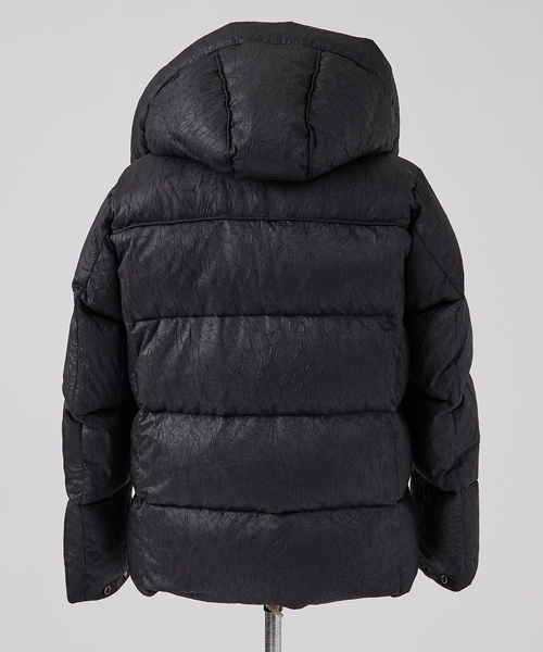 5351 POUR LES HOMMES（ゴーサンゴーイチプールオム）の「【25A/W】クラッシュ ワッシャー ダウンジャケット（ダウンジャケット/コート・メンズ・ブラック/ホワイト・50/48/46/44）」の9枚目の写真