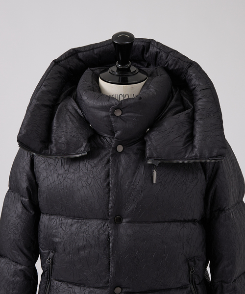 5351 POUR LES HOMMES（ゴーサンゴーイチプールオム）の「【25A/W】クラッシュ ワッシャー ダウンジャケット（ダウンジャケット/コート・メンズ・ブラック/ホワイト・50/48/46/44）」の18枚目の写真