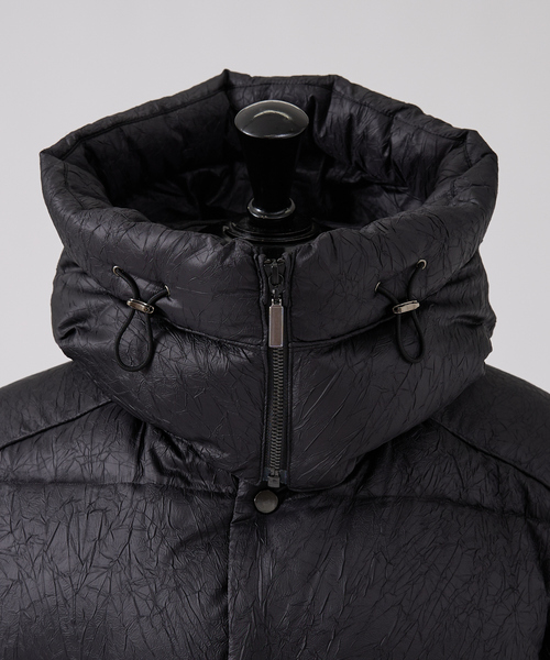 5351 POUR LES HOMMES（ゴーサンゴーイチプールオム）の「【25A/W】クラッシュ ワッシャー ダウンジャケット（ダウンジャケット/コート・メンズ・ブラック/ホワイト・50/48/46/44）」の14枚目の写真