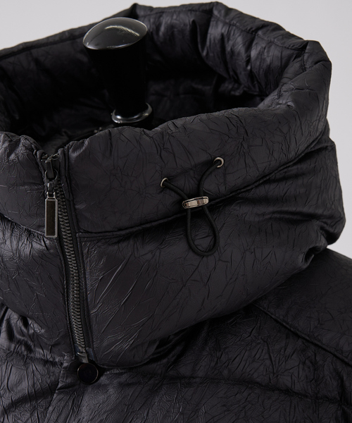 5351 POUR LES HOMMES（ゴーサンゴーイチプールオム）の「【25A/W】クラッシュ ワッシャー ダウンジャケット（ダウンジャケット/コート・メンズ・ブラック/ホワイト・50/48/46/44）」の13枚目の写真