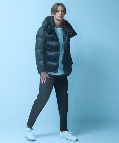 5351 POUR LES HOMMES（ゴーサンゴーイチプールオム）の「【25A/W】クラッシュ ワッシャー ダウンジャケット（ダウンジャケット/コート・メンズ・ブラック/ホワイト・50/48/46/44）」の19枚目の写真