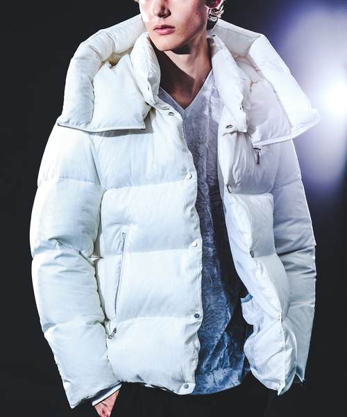 5351 POUR LES HOMMES（ゴーサンゴーイチプールオム）の「【25A/W】クラッシュ ワッシャー ダウンジャケット（ダウンジャケット/コート・メンズ・ブラック/ホワイト・50/48/46/44）」の5枚目の写真