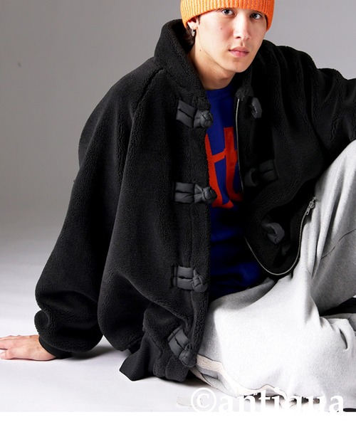 antiqua(アンティカ)の「チャイナボタンボアジャケット(その他アウター・レディース・ブラック・ONESIZE)」の8枚目の写真