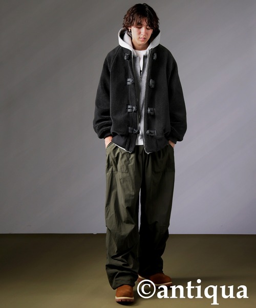 antiqua(アンティカ)の「チャイナボタンボアジャケット(その他アウター・レディース・ブラック・ONESIZE)」の12枚目の写真