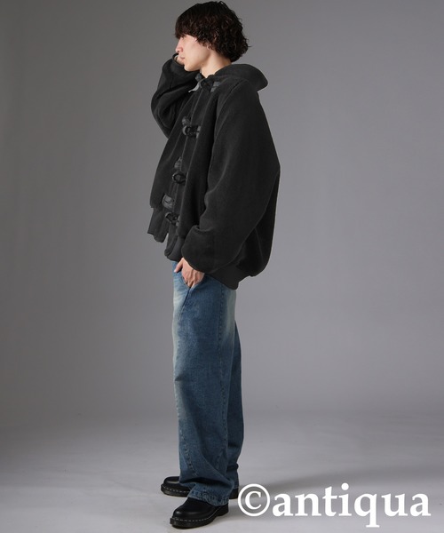 antiqua(アンティカ)の「チャイナボタンボアジャケット(その他アウター・レディース・ブラック・ONESIZE)」の13枚目の写真