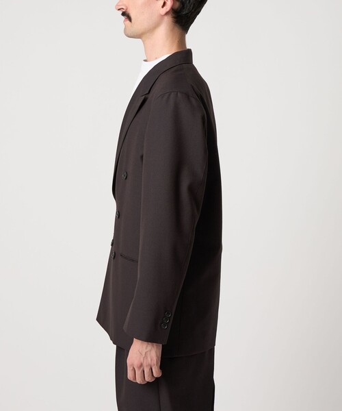 Steven Alan（スティーブンアラン）の「＜Steven Alan＞ ウール オックスフォード ダブルブレステッド 6B ジャケット（テーラードジャケット・メンズ・ダークブラウン/ブラック・S/M/L/XL）」の14枚目の写真