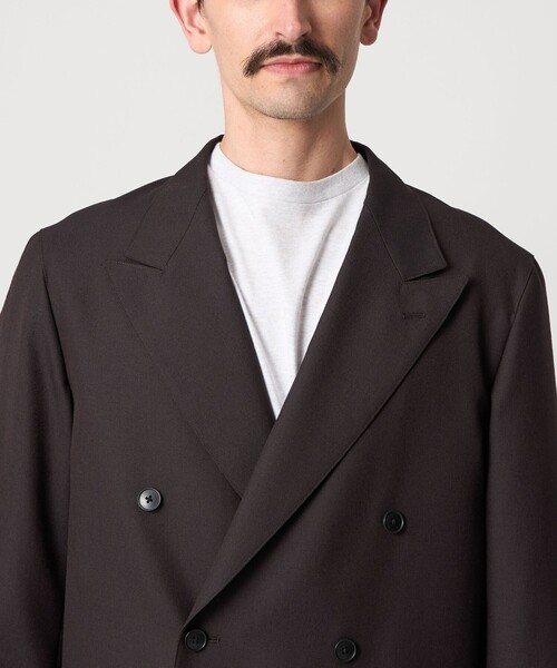 Steven Alan（スティーブンアラン）の「＜Steven Alan＞ ウール オックスフォード ダブルブレステッド 6B ジャケット（テーラードジャケット・メンズ・ダークブラウン/ブラック・S/M/L/XL）」の16枚目の写真