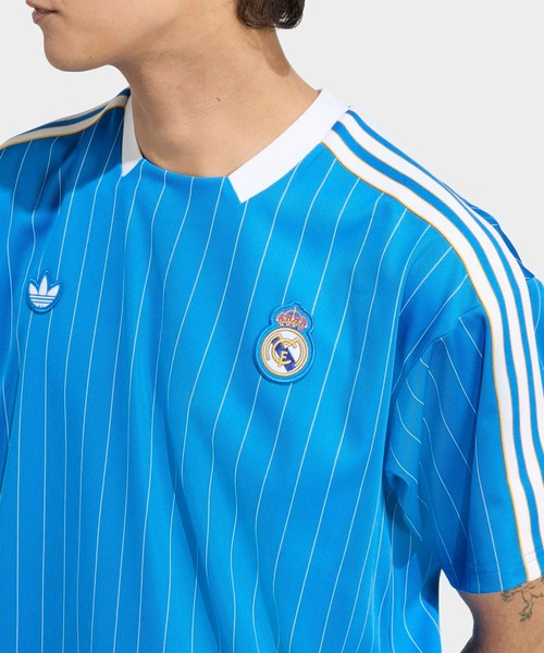 adidas レアル・マドリード シャツ 水色 レアル・マドリード テラス アイコン ジャージー / アディダス