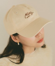 VANNIE U（ヴァニーユー）の「バイカラーロゴ刺繍キャップ（キャップ）」