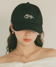 VANNIE U（ヴァニーユー）の「バイカラーロゴ刺繍キャップ（キャップ）」