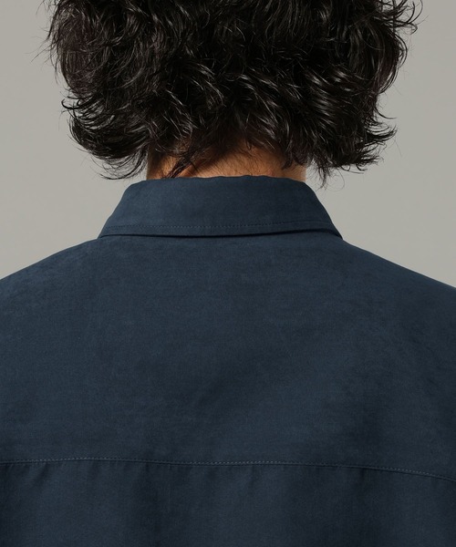 RAGEBLUE(レイジブルー)の「シルキータッチ/オーバーサイズシャツ(シャツ/ブラウス・メンズ・ネイビー/ベージュ/ピンク・MEDIUM/LARGE)」の20枚目の写真