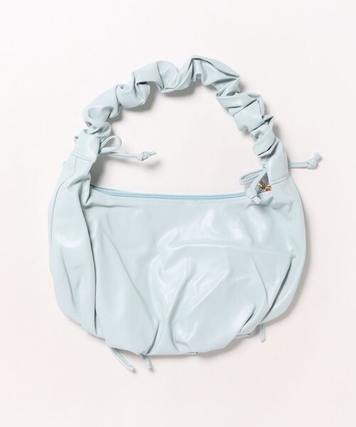 STYLEBLOCK（スタイルブロック）の「シャーリングストラップショルダーバッグ（ショルダーバッグ・レディース・シルバー/ライトブルー/ホワイト/ピンク・FREE）」の9枚目の写真