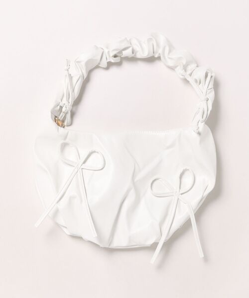 STYLEBLOCK（スタイルブロック）の「シャーリングストラップショルダーバッグ（ショルダーバッグ・レディース・シルバー/ライトブルー/ホワイト/ピンク・FREE）」の5枚目の写真