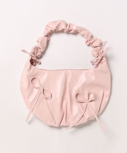 STYLEBLOCK（スタイルブロック）の「シャーリングストラップショルダーバッグ（ショルダーバッグ・レディース・シルバー/ライトブルー/ホワイト/ピンク・FREE）」の7枚目の写真