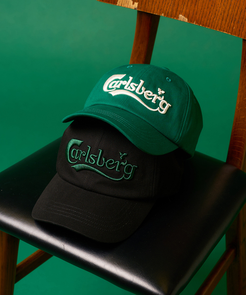 417 EDIFICE(フォーワンセブンエディフィス)の「《追加》CARLSBERG × 417 3DLOGO キャップ(キャップ・メンズ・ブラック/グリーン・FREE)」の4枚目の写真