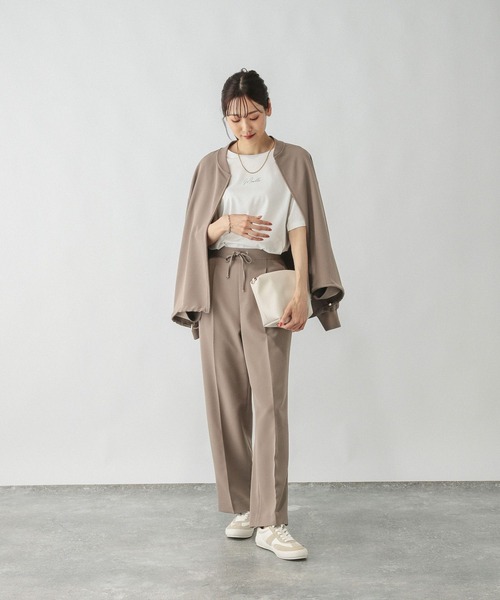 GLOBAL WORK(グローバルワーク)の「WクロスZIPブルゾン/576803(ブルゾン・レディース・ブラック/モカ・MEDIUM/LARGE)」の9枚目の写真