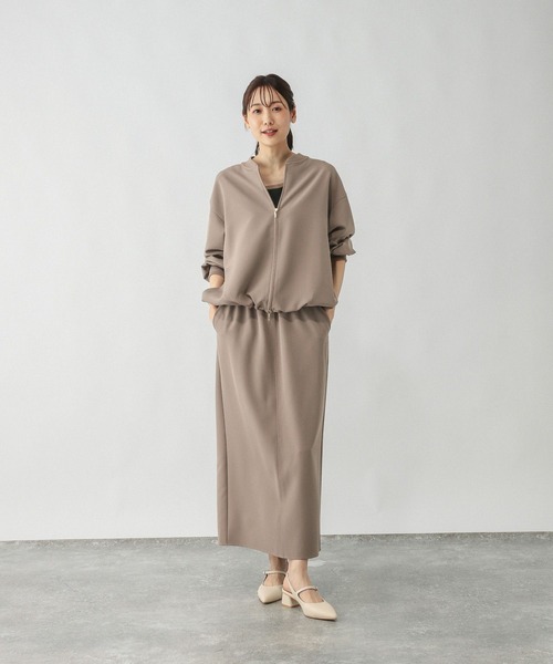 GLOBAL WORK(グローバルワーク)の「WクロスZIPブルゾン/576803(ブルゾン・レディース・ブラック/モカ・MEDIUM/LARGE)」の12枚目の写真