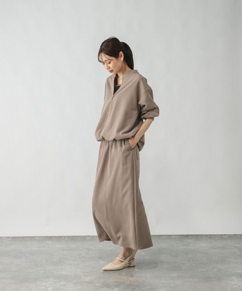 GLOBAL WORK(グローバルワーク)の「WクロスZIPブルゾン/576803(ブルゾン・レディース・ブラック/モカ・MEDIUM/LARGE)」の13枚目の写真