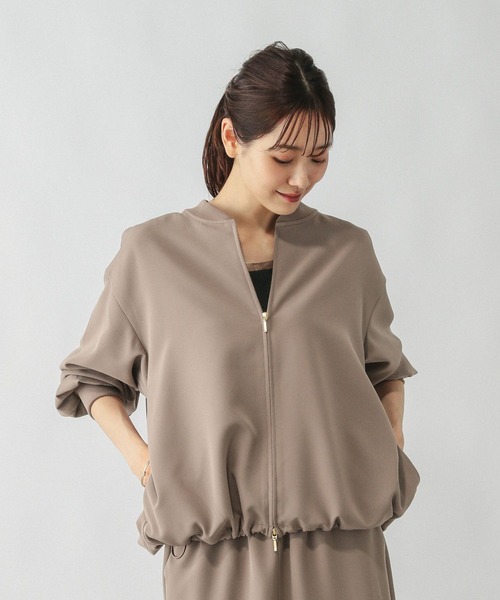 GLOBAL WORK(グローバルワーク)の「WクロスZIPブルゾン/576803(ブルゾン・レディース・ブラック/モカ・MEDIUM/LARGE)」の16枚目の写真