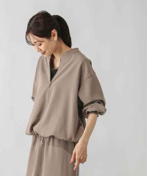 GLOBAL WORK(グローバルワーク)の「WクロスZIPブルゾン/576803(ブルゾン・レディース・ブラック/モカ・MEDIUM/LARGE)」の17枚目の写真