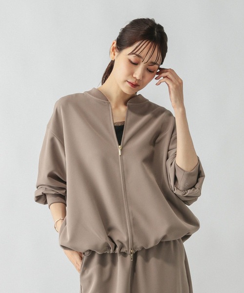 GLOBAL WORK(グローバルワーク)の「WクロスZIPブルゾン/576803(ブルゾン・レディース・ブラック/モカ・MEDIUM/LARGE)」の18枚目の写真