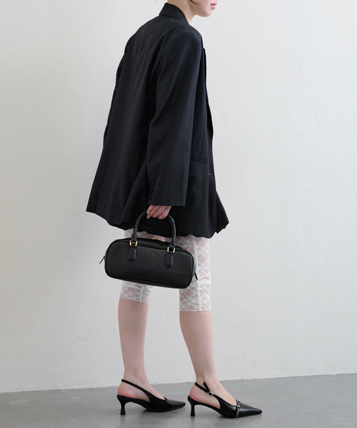 U by SPICK&SPAN(ユーバイスピックアンドスパン)の「オーバーミドルジャケット(テーラードジャケット・レディース・グレー/ネイビー・36/38)」の19枚目の写真