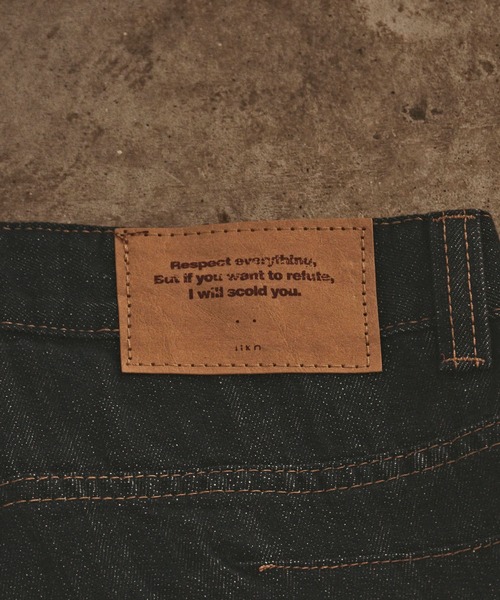 ALL RUNS（オールランズ）の「濃紺カーブデニムパンツ（デニムパンツ・メンズ・インディゴブルー・L/M）」の10枚目の写真