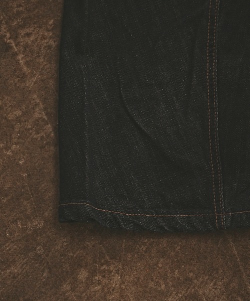 ALL RUNS（オールランズ）の「濃紺カーブデニムパンツ（デニムパンツ・メンズ・インディゴブルー・L/M）」の9枚目の写真