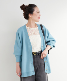 手洗い可 / スムースニットカーディガン