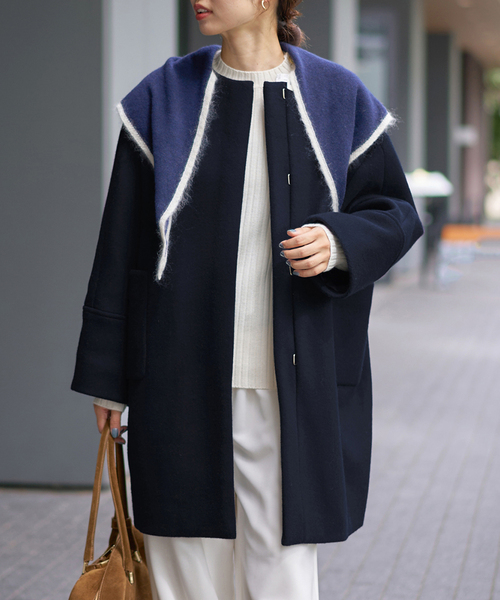 Super140 フォルムコート（ノーカラーコート）｜IENA（イエナ）の