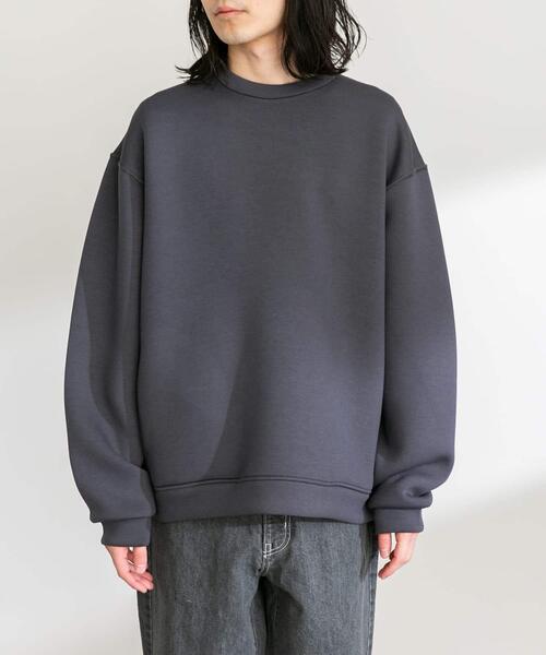 URBAN RESEARCH Sonny Label(アーバンリサーチサニーレーベル)の「ダンボールニットクルーネックプルオーバー(その他トップス・メンズ・グレー系その他/ブラック/チャコールグレー/ネイビー・MEDIUM/LARGE/X-LARGE)」の15枚目の写真
