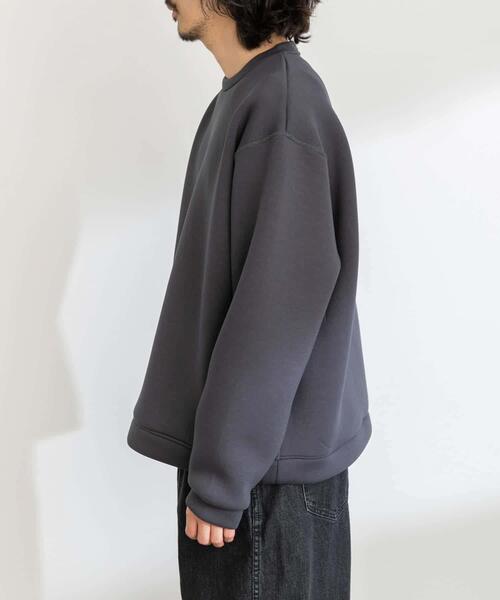 URBAN RESEARCH Sonny Label(アーバンリサーチサニーレーベル)の「ダンボールニットクルーネックプルオーバー(その他トップス・メンズ・グレー系その他/ブラック/チャコールグレー/ネイビー・MEDIUM/LARGE/X-LARGE)」の19枚目の写真