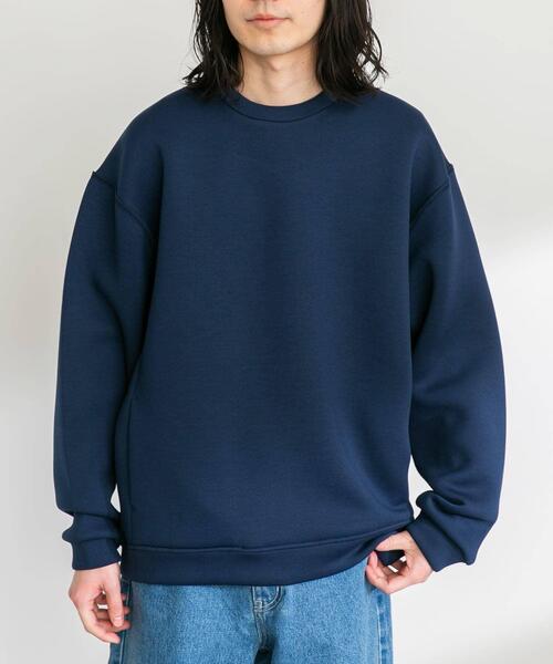 URBAN RESEARCH Sonny Label(アーバンリサーチサニーレーベル)の「ダンボールニットクルーネックプルオーバー(その他トップス・メンズ・グレー系その他/ブラック/チャコールグレー/ネイビー・MEDIUM/LARGE/X-LARGE)」の10枚目の写真