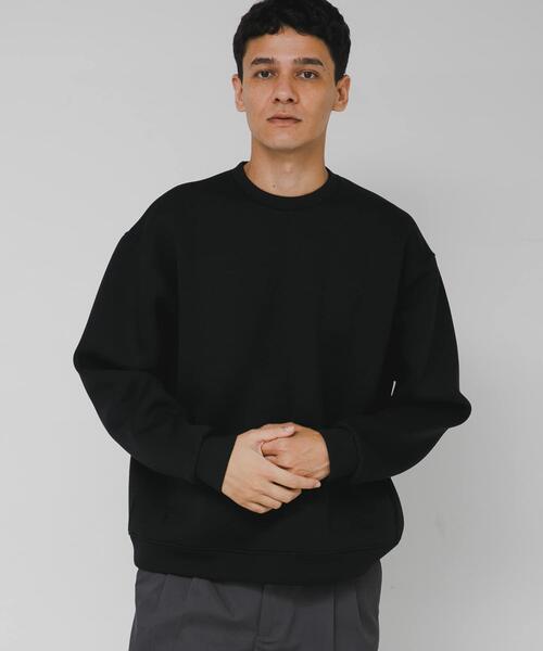 URBAN RESEARCH Sonny Label(アーバンリサーチサニーレーベル)の「ダンボールニットクルーネックプルオーバー(その他トップス・メンズ・グレー系その他/ブラック/チャコールグレー/ネイビー・MEDIUM/LARGE/X-LARGE)」の17枚目の写真