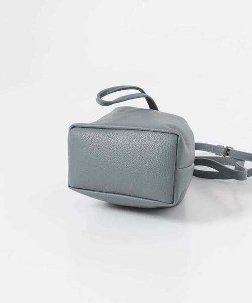 URBAN RESEARCH DOORS(アーバンリサーチドアーズ)の「2WAYシボ巾着ショルダーバッグ(ショルダーバッグ・レディース・ブラック/ブルー・ONE)」の11枚目の写真