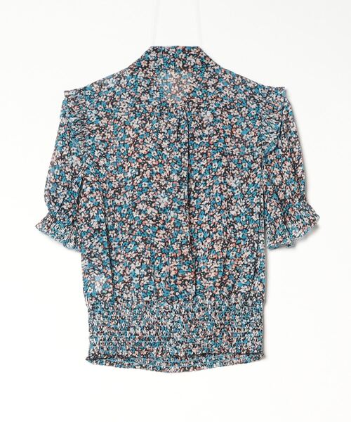 フラワープリントシフォンブラウス（シャツ/ブラウス）｜DOUBLE
