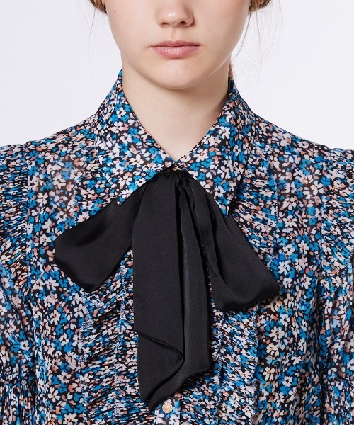 DOUBLE STANDARD CLOTHINGフラワープリントシフォンブラウス フラワープリントシフォンブラウス（シャツ/ブラウス）｜DOUBLE