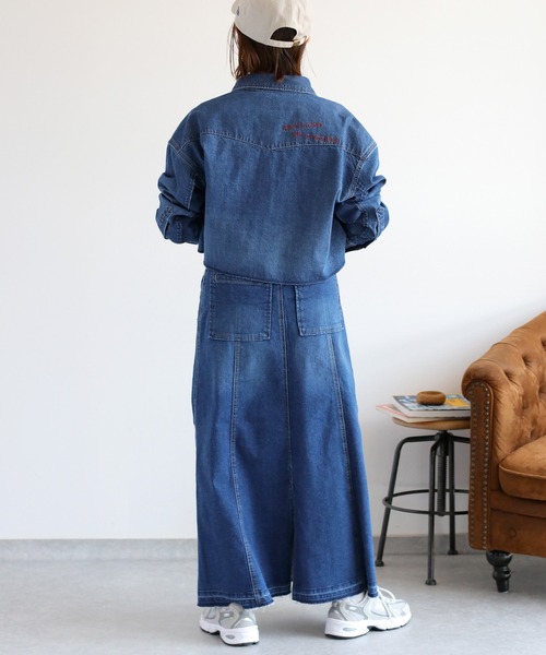 cepo(セポ)の「〈セットアップ対応〉ロゴ刺繍ショートデニムシャツ(シャツ/ブラウス・レディース・ブルー系2/ブルー系3・M)」の18枚目の写真