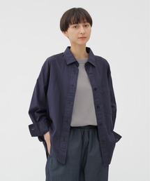 Margaret howell コットンシャツ　紺色 Margaret Howell 2021SS コットンシャツ - メルカリ