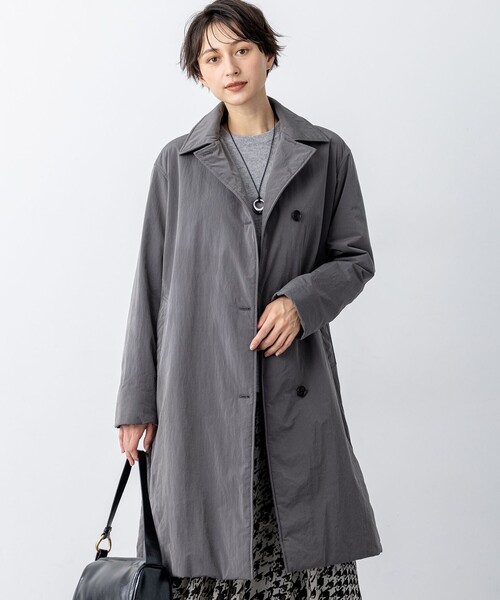 セール】【洗える】LIMONTA ステンカラー ライトアウター（ステン