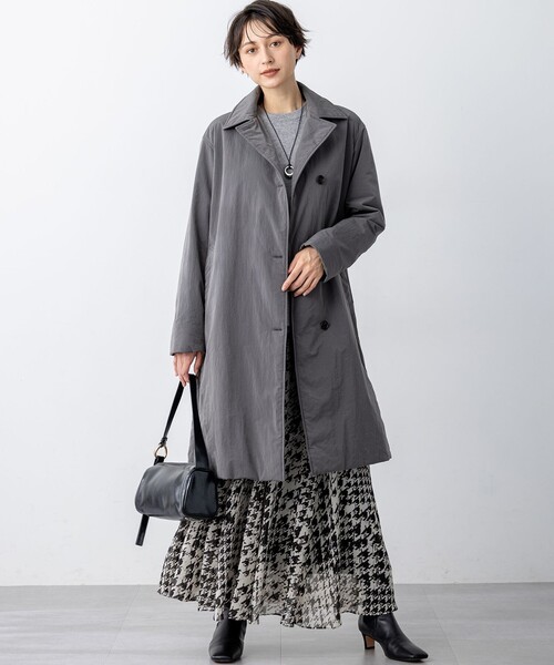 セール】【洗える】LIMONTA ステンカラー ライトアウター（ステン