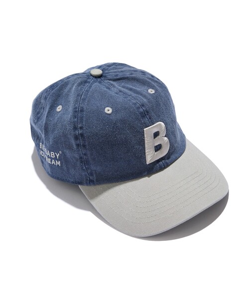 FREAK'S STORE(フリークスストア)の「BIG BABY ICE CREAM × FREAK'S STORE/ビッグベイビーアイスクリーム 別注 B刺繍CAP/B刺繍 キャップ(キャップ・レディース・ワインレッド/ネイビー/ホワイト/ブルー・ONE SIZE)」の11枚目の写真