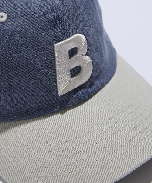 FREAK'S STORE(フリークスストア)の「BIG BABY ICE CREAM × FREAK'S STORE/ビッグベイビーアイスクリーム 別注 B刺繍CAP/B刺繍 キャップ(キャップ・レディース・ワインレッド/ネイビー/ホワイト/ブルー・ONE SIZE)」の16枚目の写真