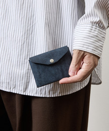 ability（アビリティ）の「Cramp クランプ / プエブロレザー着脱式2つ折りウォレット【イタリアンヌバックレザー】カードケース/名刺入れ / Cr-606（カードケース）」