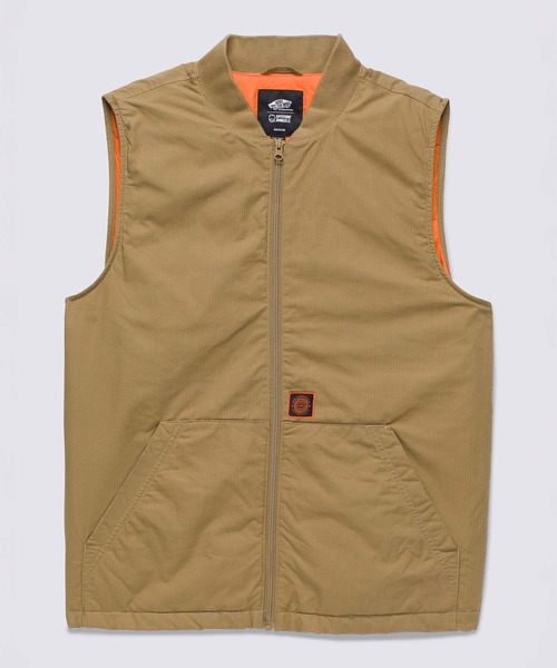 VANS(バンズ)の「SPITFIRE ベスト / SPITFIRE WHEELS VEST SPITFIRE VN000GDYCUQ1(ベスト・メンズ・カーキ・X-LARGE/LARGE)」の6枚目の写真
