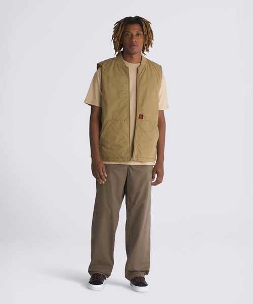 VANS(バンズ)の「SPITFIRE ベスト / SPITFIRE WHEELS VEST SPITFIRE VN000GDYCUQ1(ベスト・メンズ・カーキ・X-LARGE/LARGE)」の5枚目の写真