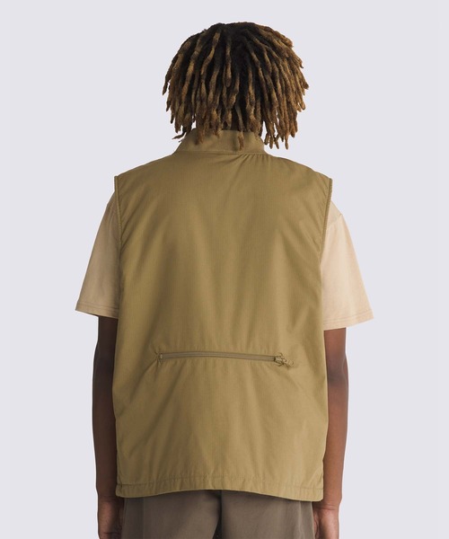 VANS(バンズ)の「SPITFIRE ベスト / SPITFIRE WHEELS VEST SPITFIRE VN000GDYCUQ1(ベスト・メンズ・カーキ・X-LARGE/LARGE)」の3枚目の写真