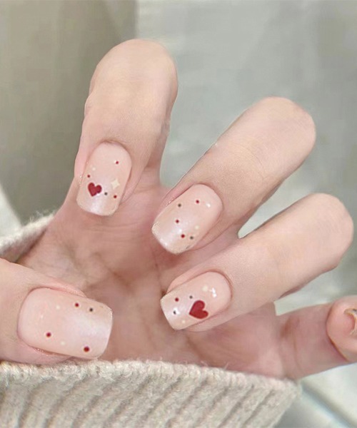 セール】簡単にネイルチップ ハンドネイルチップ リーフモチーフ