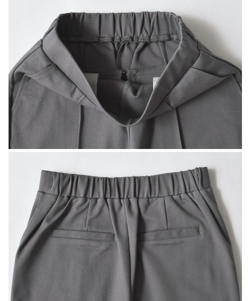 Re:EDIT（リエディ）の「[2025AW COLLECTION][低身長/高身長/大きいサイズ有][イージーケア]ストレッチポンチキックフレアパンツ（その他パンツ・レディース・ブラック/アイボリー/チャコールグレー・SHORT/MEDIUM/TALL/LARGE/X-LARGE）」の6枚目の写真